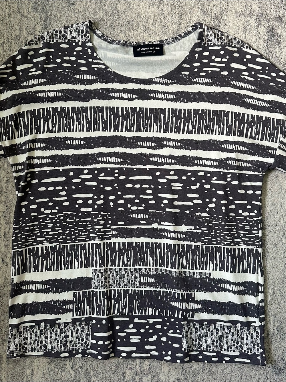 Always A-Line Cuffed Tee